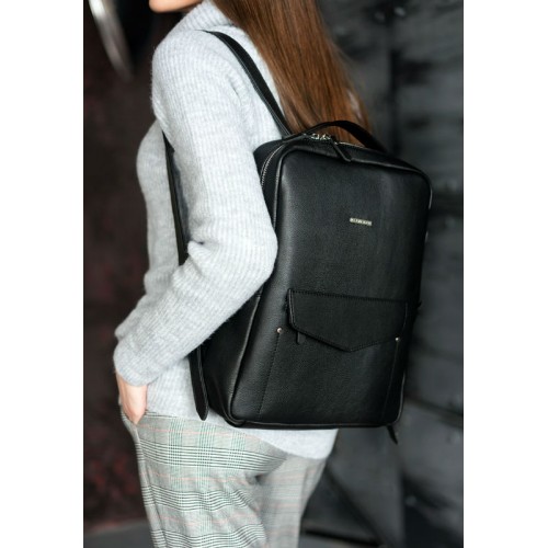 Міський рюкзак BLANKNOTE на блискавці Cooper, нуар BN-BAG-19-noire