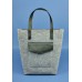 Сумка шоппер BLANKNOTE D. D. фетр + шкіра графіт BN-BAG-17-felt-g