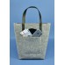 Сумка шоппер BLANKNOTE D. D. фетр + шкіра графіт BN-BAG-17-felt-g