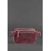 Сумка поясна BLANKNOTE DropBag mini (шкіра crazy horse) Виноград BN-BAG-6-vin-krey