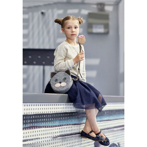 Сумка BLANKNOTE Miss Kitty фетр+кожа (орех) bn-bag-21-felt-o
