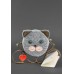 Сумка BLANKNOTE Miss Kitty фетр+кожа (орех) bn-bag-21-felt-o