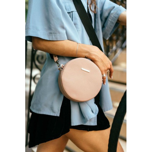Кругла сумочка BLANKNOTE Tablet крем-брюле BN-BAG-23-crem-brule
