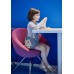 Сумка BLANKNOTE Miss Kitty фетр+шкіра (тіффані) bn-bag-21-felt-tiffany