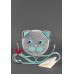 Сумка BLANKNOTE Miss Kitty фетр+шкіра (тіффані) bn-bag-21-felt-tiffany