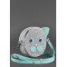 Сумка BLANKNOTE Miss Kitty фетр+шкіра (тіффані) bn-bag-21-felt-tiffany