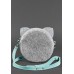 Сумка BLANKNOTE Miss Kitty фетр+шкіра (тіффані) bn-bag-21-felt-tiffany