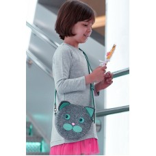 Сумка BLANKNOTE Miss Kitty фетр+шкіра (тіффані) bn-bag-21-felt-tiffany