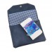 Ручной конверт для планшета 7-8 синий сапфир (кожа)