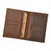 Обложка для паспорта 2.0 орех (КОЖА) + блокнотик