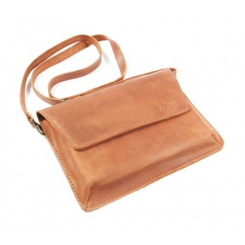 Жіноча шкіряна сумка BOGZ «Надін» P45M10S3 коричнева