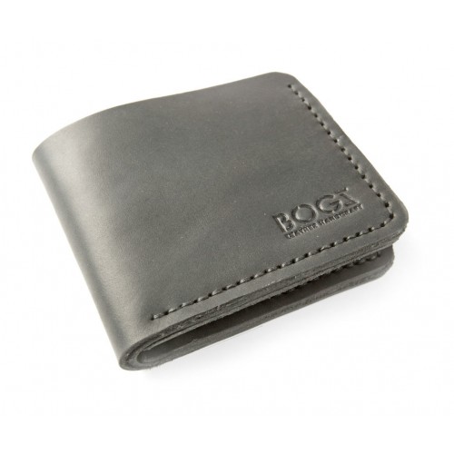 Кошелёк кожаный классический BOGZ P2M5S6 черный