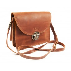 Жіноча шкіряна сумка BOGZ «Ірен» P44M10S3 коричнева