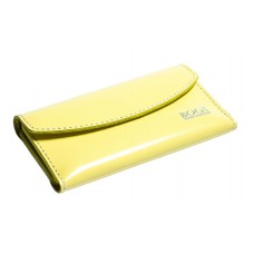 Шкіряний гаманець BOGZ «Євніка» P28M34S4 жовтий