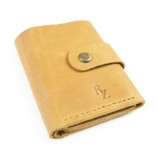 Шкіряний гаманець BOGZ «Рол» P18M38S2 жовтий