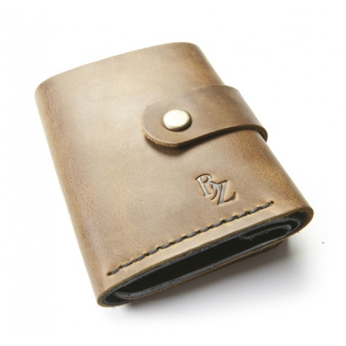 Шкіряний гаманець BOGZ «Рол» P18M41S3 коричневий