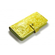 Кожаный кошелёк BOGZ «Мадлен» P19M17S4 желтый