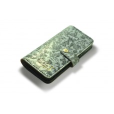 Кожаный кошелёк BOGZ «Мадлен» P19M18S6 серый