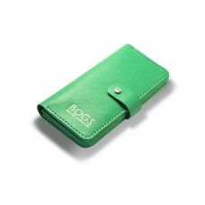 Шкіряний гаманець BOGZ «Мадлен» P19M28S4 зелений