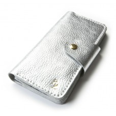 Кожаный кошелёк BOGZ «Мадлен» P19M43S4 серебро