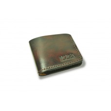 Міні гаманець шкіряний BOGZ «Жиган» P1M4M5S5 бордовий