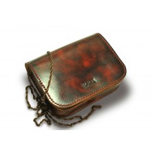 Женская кожаная сумка на цепочке BOGZ «Шамира» P20M1S1 коричневая