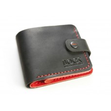 Гаманець шкіряний класичний доповнений BOGZ P3M5M27S1 чорний