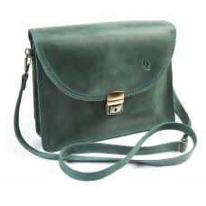 Женская кожаная сумка BOGZ «Ирен» P44M9S9 зеленая