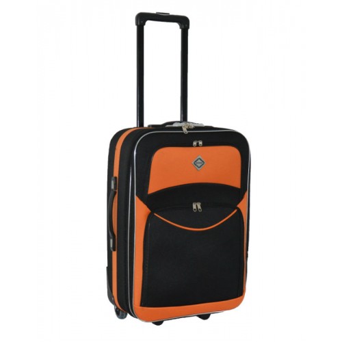 Валіза Bonro Best невелика чорно-помаранчева (110153)