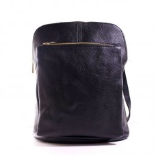 Женская кожаная сумка-рюкзак BIC0-101 черная
