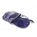 Жіноча шкіряна сумка месенджер BIL008 синя