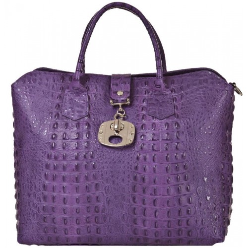 Шкіряна жіноча сумка Bottega Carele BC127-purple фіолетова