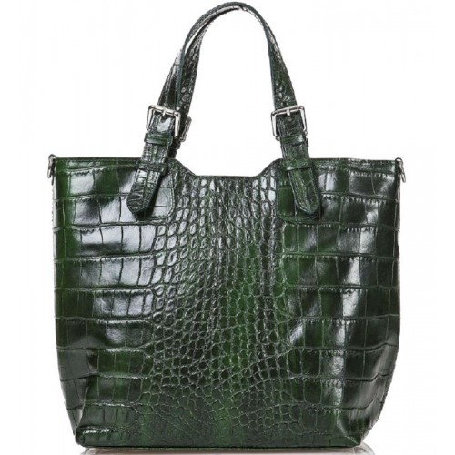 Шкіряна жіноча сумка Bottega Carele BC145-green зелена