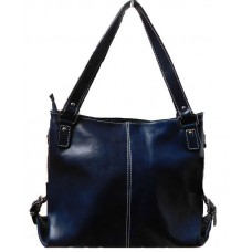 Шкіряна жіноча сумка Bottega Carele BC208-blue синя