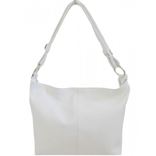 Кожаная женская сумка Bottega Carele BC214-white белая