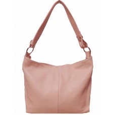 Кожаная женская сумка Bottega Carele BC214-pink розовая