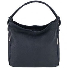 Шкіряна жіноча сумка Bottega Carele BC229-dark-blue темно-синя