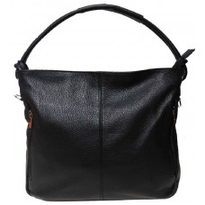 Шкіряна жіноча сумка Bottega Carele BC229-black чорна