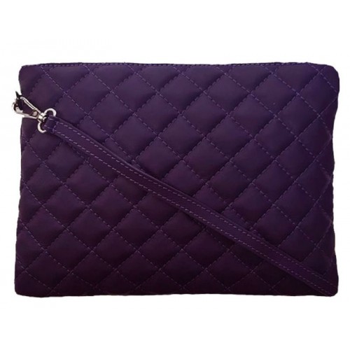 Шкіряний клатч Bottega Carele BC513-purple фіолетовий