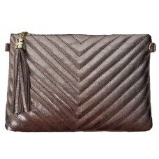 Кожаный клатч Bottega Carele BC514-bronze бронзовый