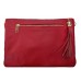 Шкіряний клатч Bottega Carele BC514-red червоний