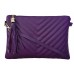 Шкіряний клатч Bottega Carele BC514-purple фіолетовий