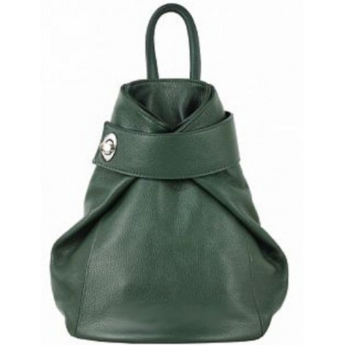 Шкіряний рюкзак Bottega Carele BC709-green зелений