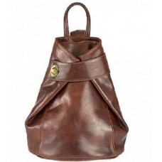 Шкіряний жіночий рюкзак Bottega Carele BC7092-brown Коричневий