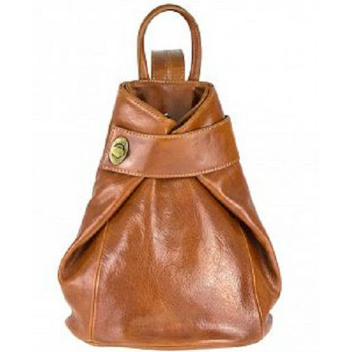Кожаный женский рюкзак Bottega Carele BC7092-ginger рыжий