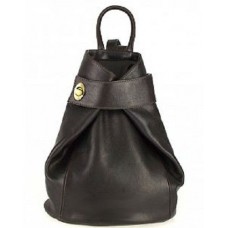 Шкіряний жіночий рюкзак Bottega Carele BC7092-dark-brown темно-коричневий