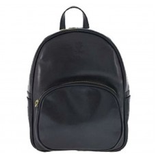 Шкіряний рюкзак Bottega Carele BC718-black чорний