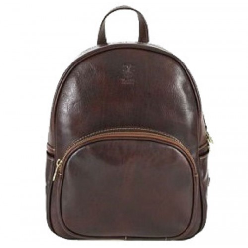 Кожаный рюкзак Bottega Carele BC718-brown коричневый