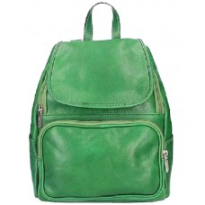 Шкіряний рюкзак Bottega Carele BC722-green зелений