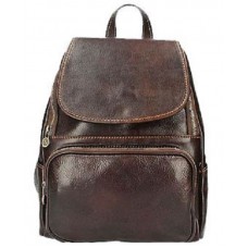 Кожаный рюкзак Bottega Carele BC722-dark-brown темно-коричневый